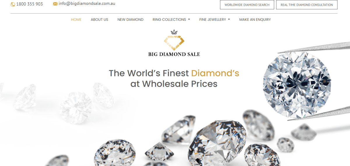 big diamond sale