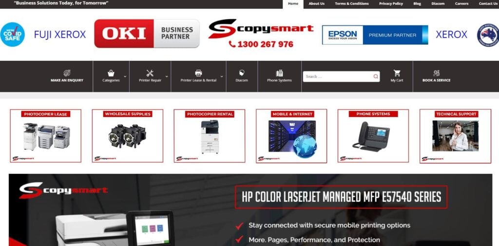 copy smart photocopier rent & lease sydney