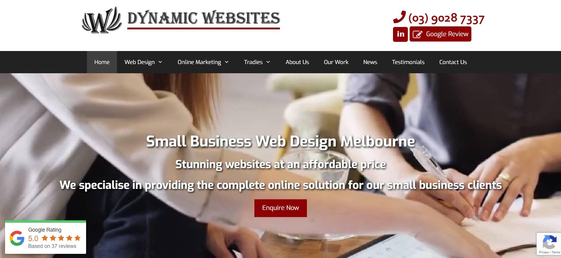 dynamic websites website designers melbourne
