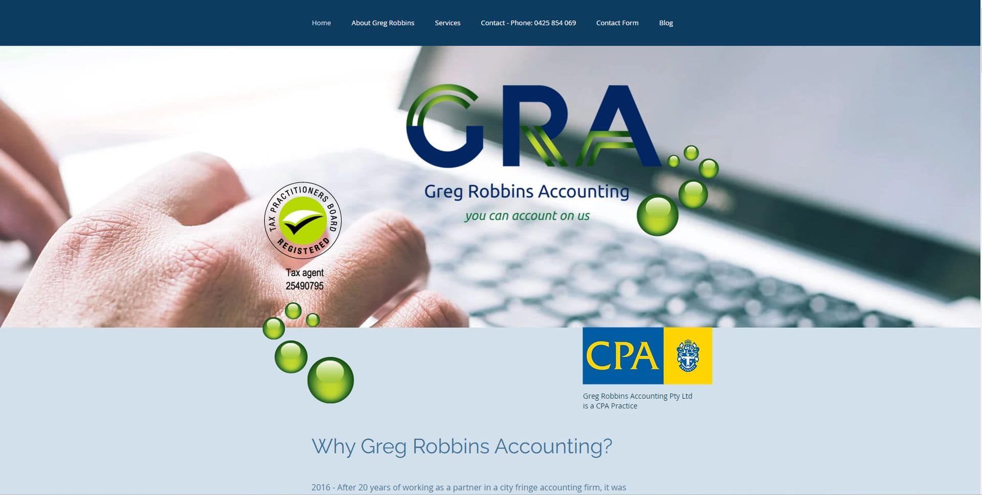 greg robbins accounting
