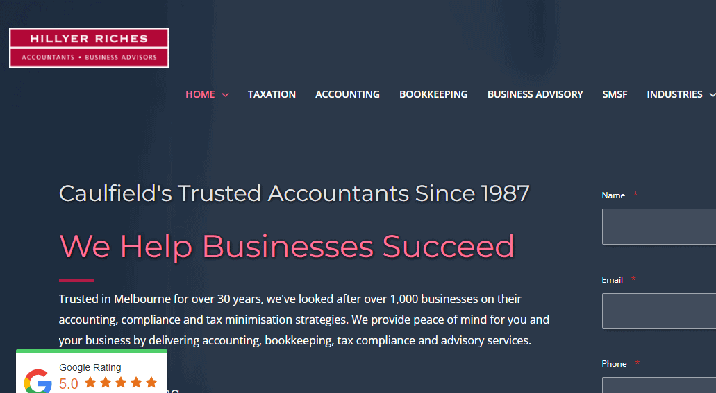hillyer riches- Business Bookkeepers Melbourne