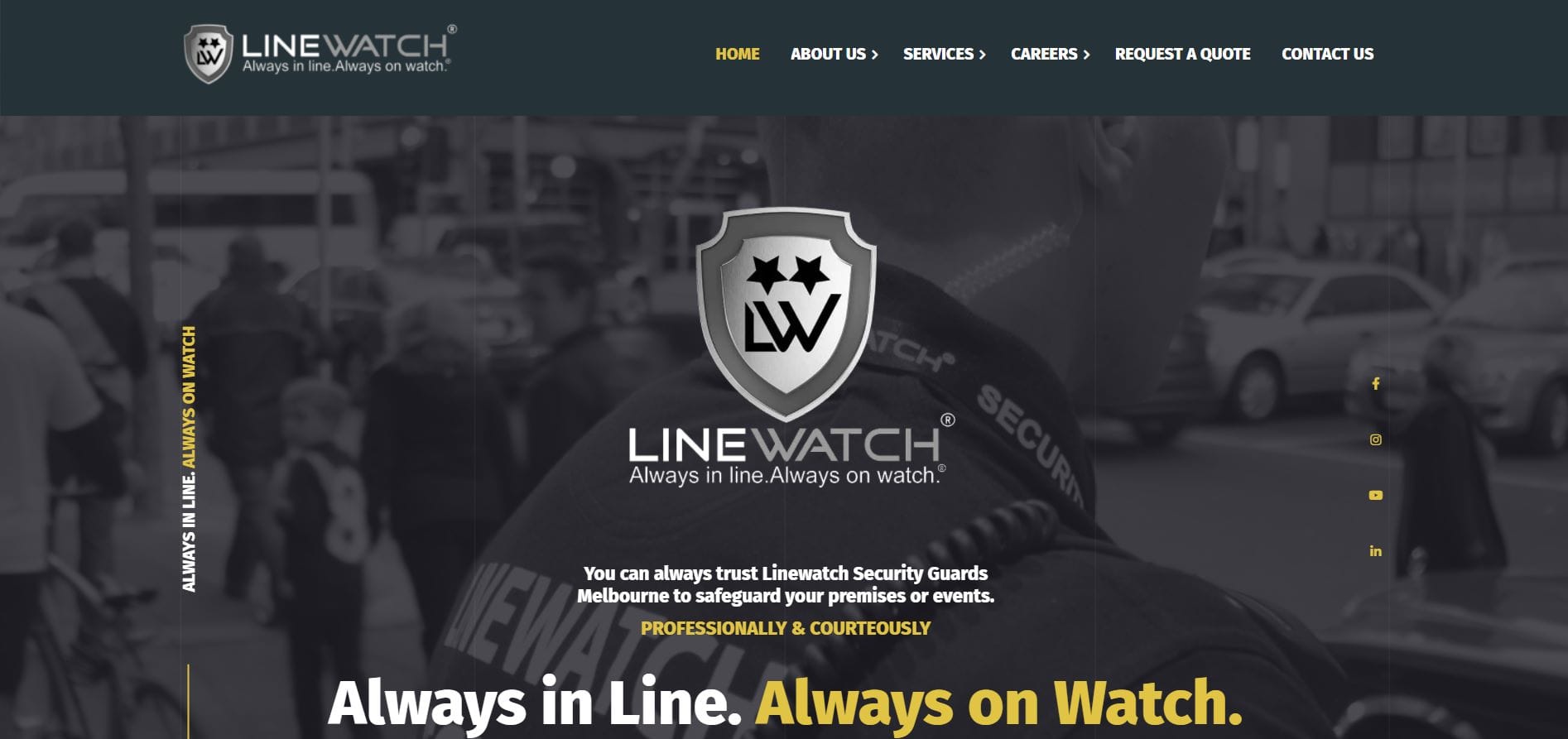 linewatch security guard company melbourne