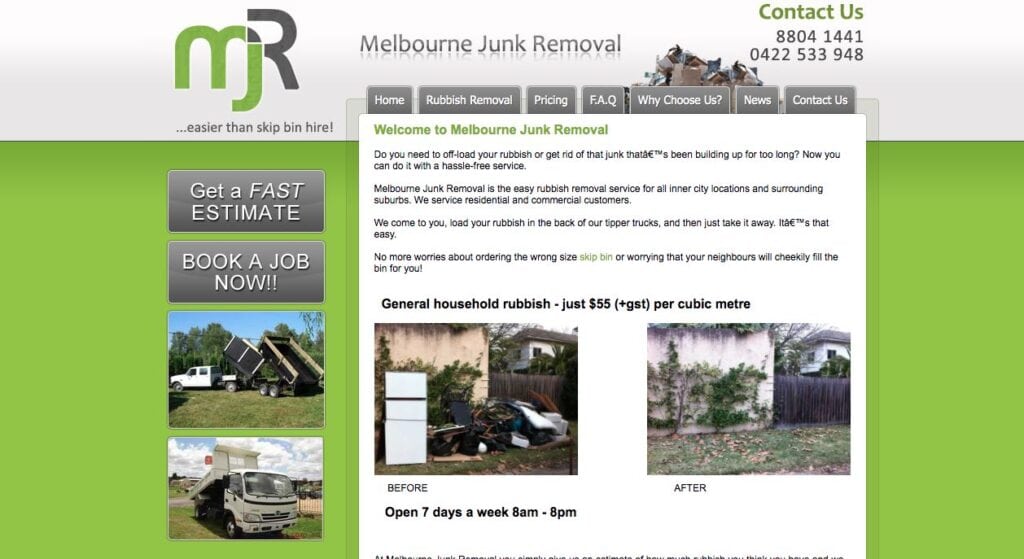 melbourne junk removal waste management companies