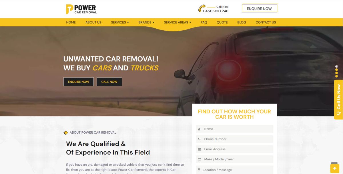 power car removal