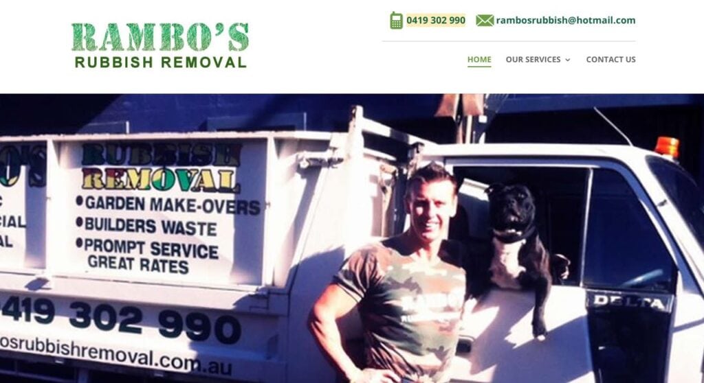 rambos rubbish removal waste management and recycling melbourne