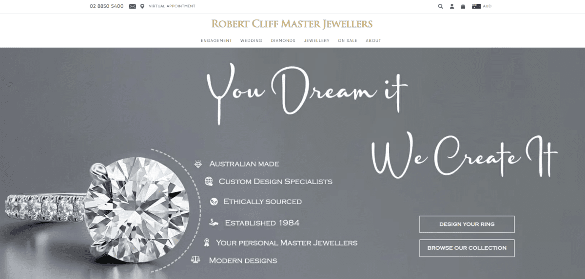 robert cliff master jewellers