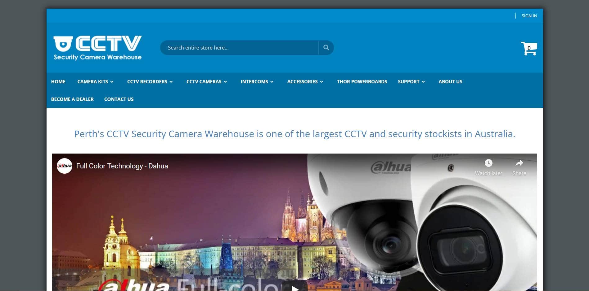 security camera warehouse