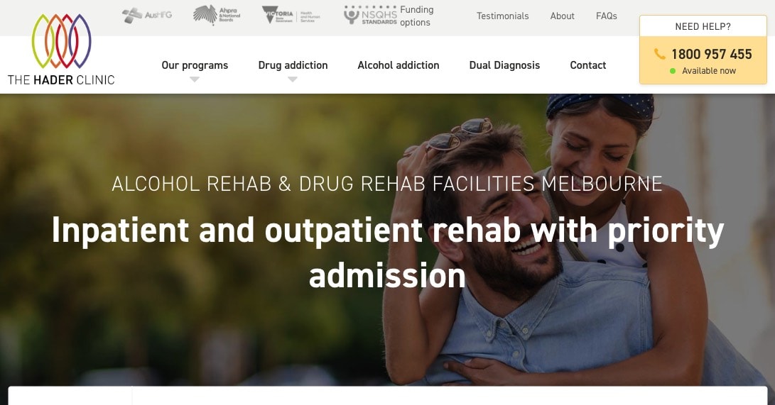the hader clinic drug & alcohol rehab treatment clinic melbourne